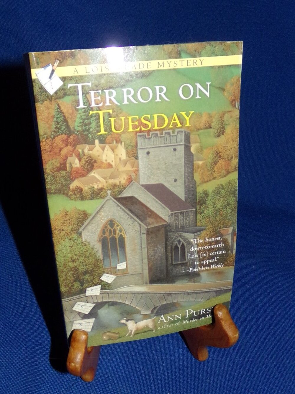 Terror on Tuesday - Ann Purser - Cozy Mystery Paperback Book - Lois Meade